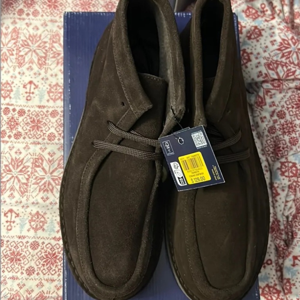 Piombo Rich Brown Suede Chukka Boots